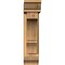 Ekena Millwork Balboa Traditional Smooth Bracket w/ Offset Brace, Western Red Cedar, 5 1/2"W x 18"D x 22"H BKT0604X18X22BOA01SWR - alternate 3
